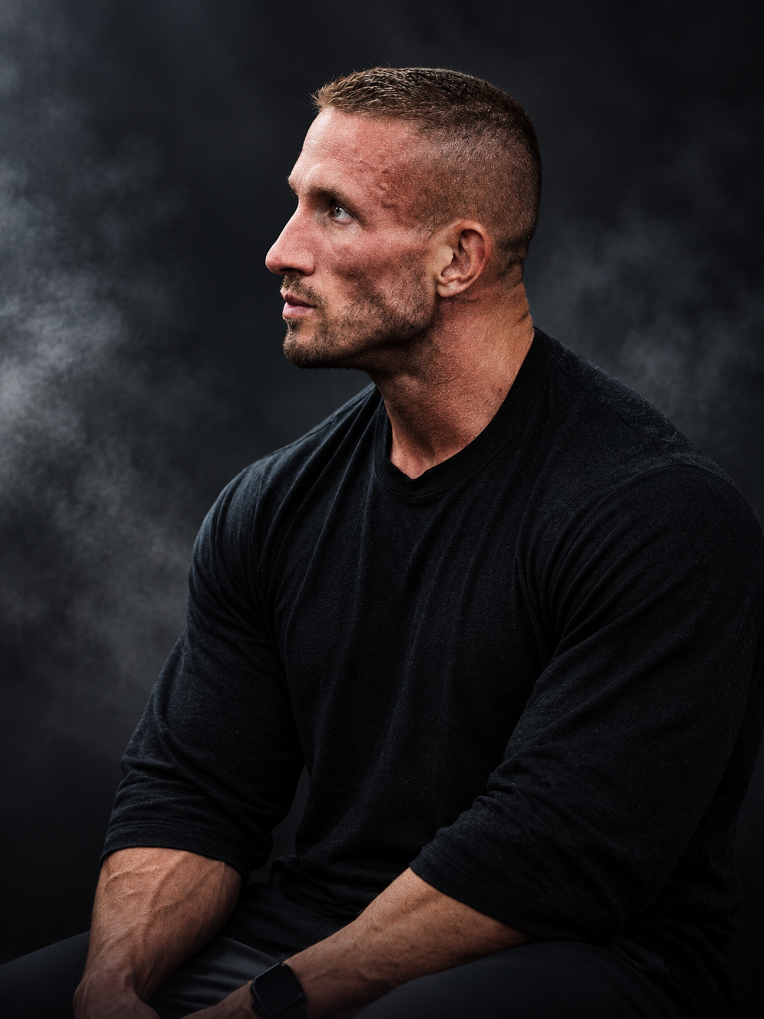 Portrait of Lloyd Rutter, online bodybuilding coach